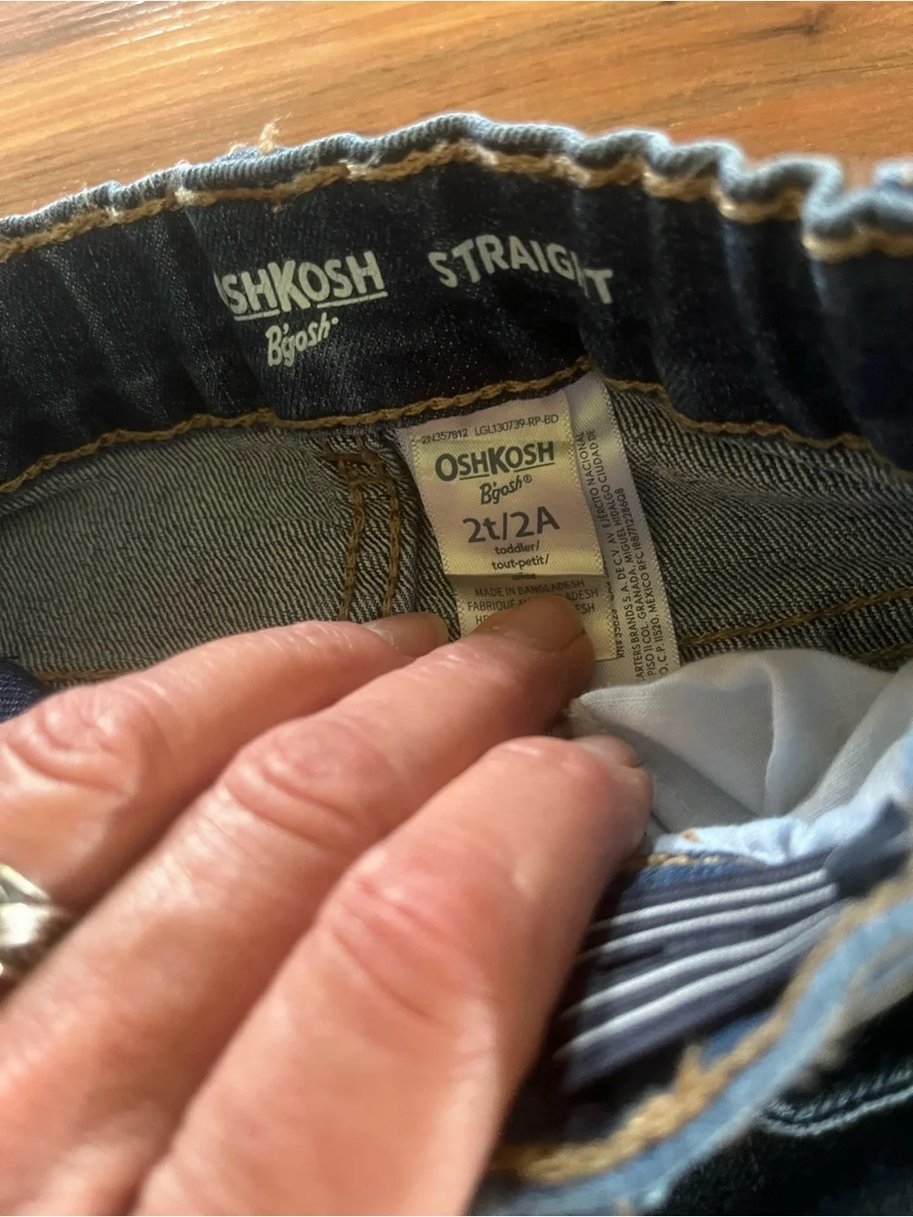 Oshkosh Boys 2T Denim Jeans